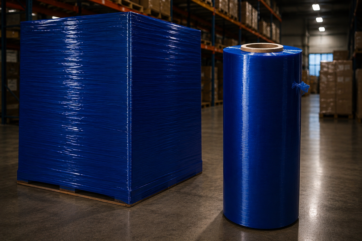 Bobina de Film Stretch – Azul