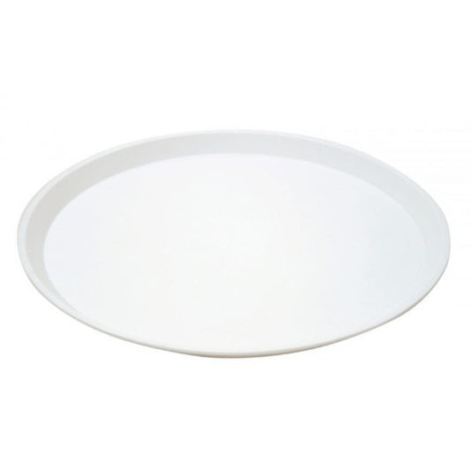 Bandeja Disco con Borde Descartable de Espuma – 32 cm