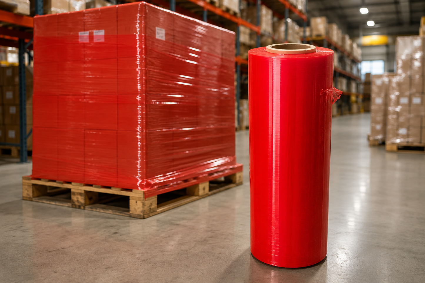 Bobina Film Stretch Rojo 5 kg